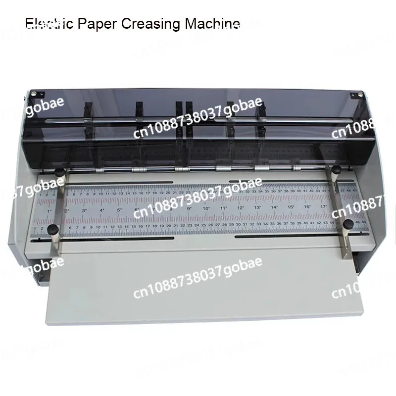 Adjust Speed Electric Paper Creasing Machine Perforator Cutter 3 in1 Combo Paper Creasing Perforating Machine Paper Creaser 220V