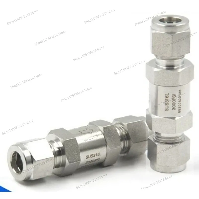 For 316L Stainless Steel Ferrule Check Valve 304CV Ferrule Type Liquid Check Valve