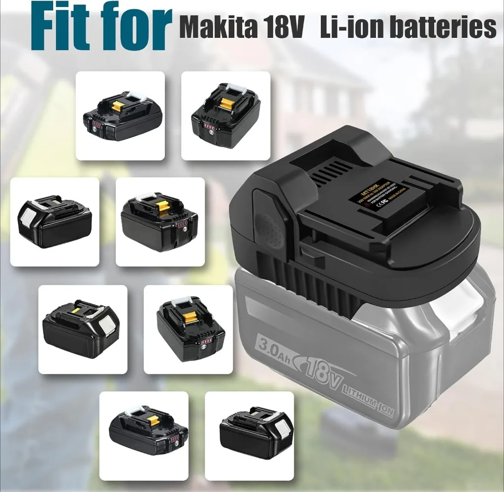 Imagem -03 - Adaptador de Bateria Hitachi Drill Conversor de Bateria de Lítio Makita 18v Ferramentas Elétricas Hikoki Li-ion Batttery