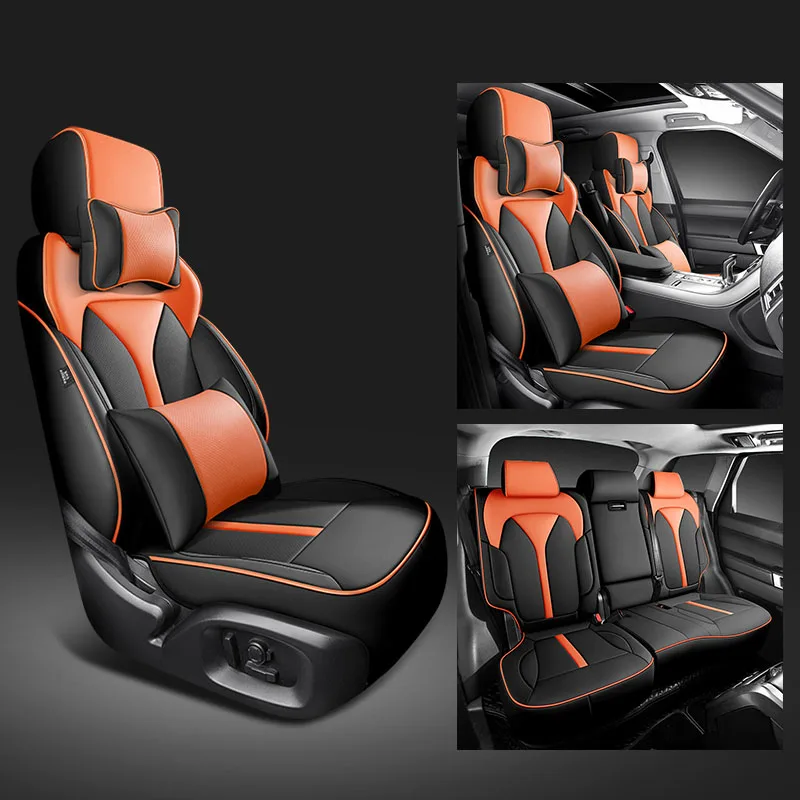 

Чехол на автомобильное сиденье на заказ для Jaguar XF XE I-PCAE F-PACE Audi A6 C6 A3 8P Sportback A7 Q3 Автомобильные аксессуары для интерьера Full Surround