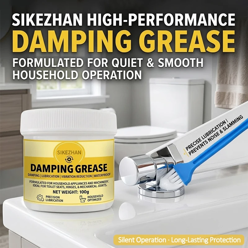 

Waterproof Damping Grease for Toilet Seat Slow Release Hinge and Furniture Hardware High Viscosity Lubricating Oil 100g SIKEZHAN