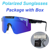 Original Box Polarized Pit Viper Sunglasses Men Women Adult Baseball Sun Glasses Male Outdoor MTB Eyewear Sport Goggles Shades