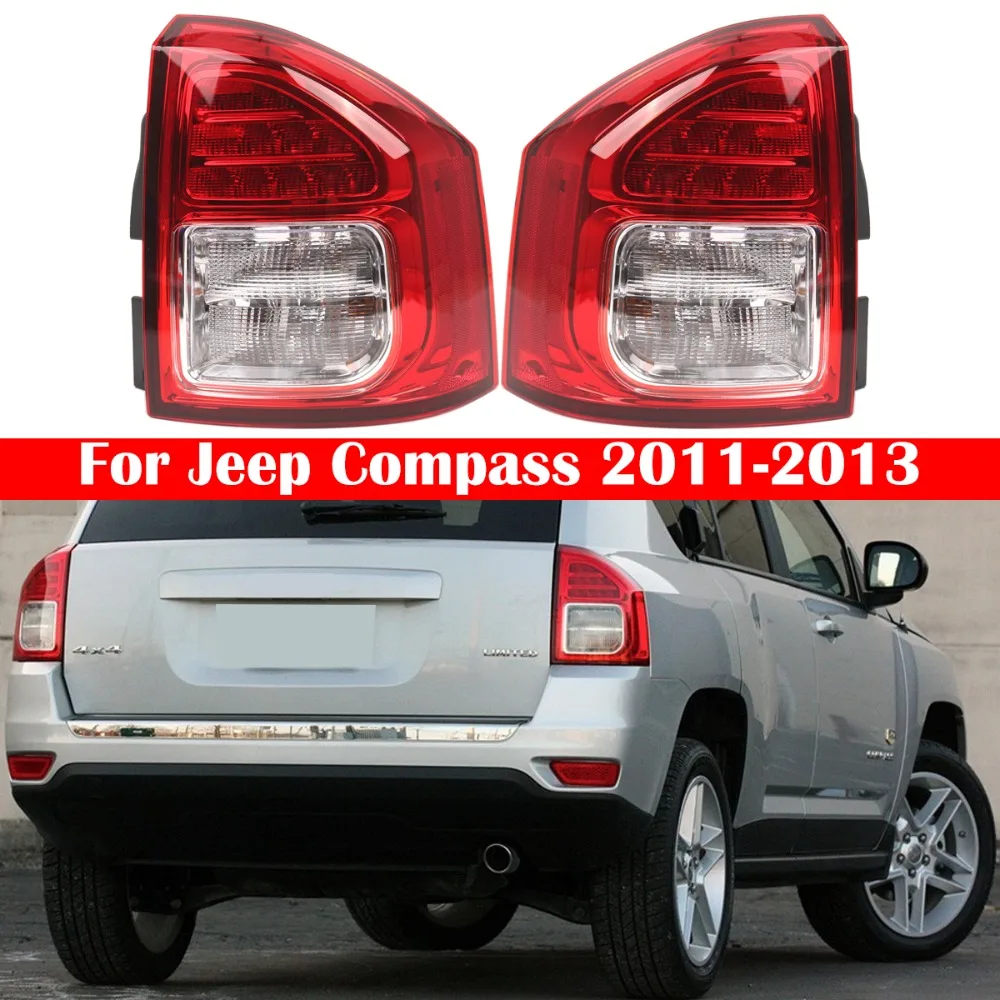 LED Tail light Rear Bumper Light Tail Stop Brake Lamp Turn Signal Warning For Jeep Compass 2011 2012 2013 5182543AC 5182542AC