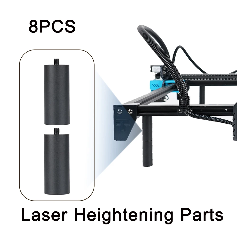 Twotrees Heightening Column kit 150MM For TTS Laser Engraving Machine Leg expansion Compatible 95% Laser Engraving