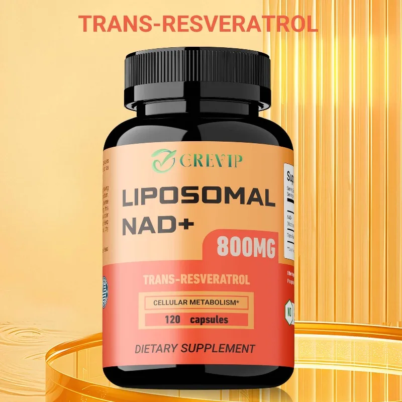 

Liposomal NAD+ 800mg - Antioxidant, Promotes Energy Production, Healthy Aging, Enhance Cellular Energy, Increases NAD+ Levels