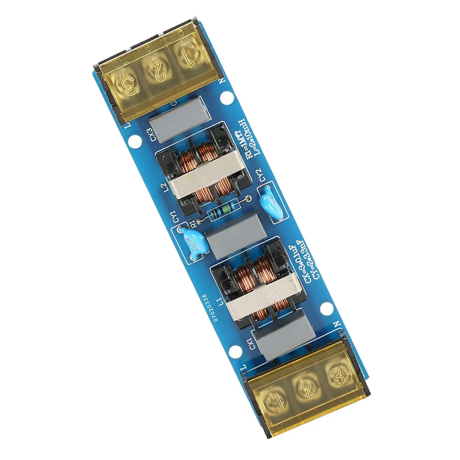 عالية التردد مرحلتين EMI لمضخم إمدادات الطاقة لوحة مرشح تمرير منخفض PCB ملحقات الدائرة الكهربائية النحاسية