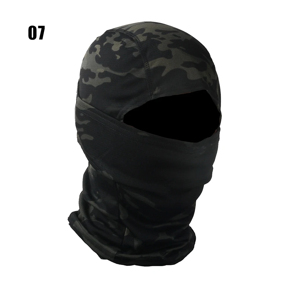 Camouflage Balaclava Full Face Scarf Ski Cycling Full Face Mask Cover Neck Head Warmer Sports Cap Helmet Liner