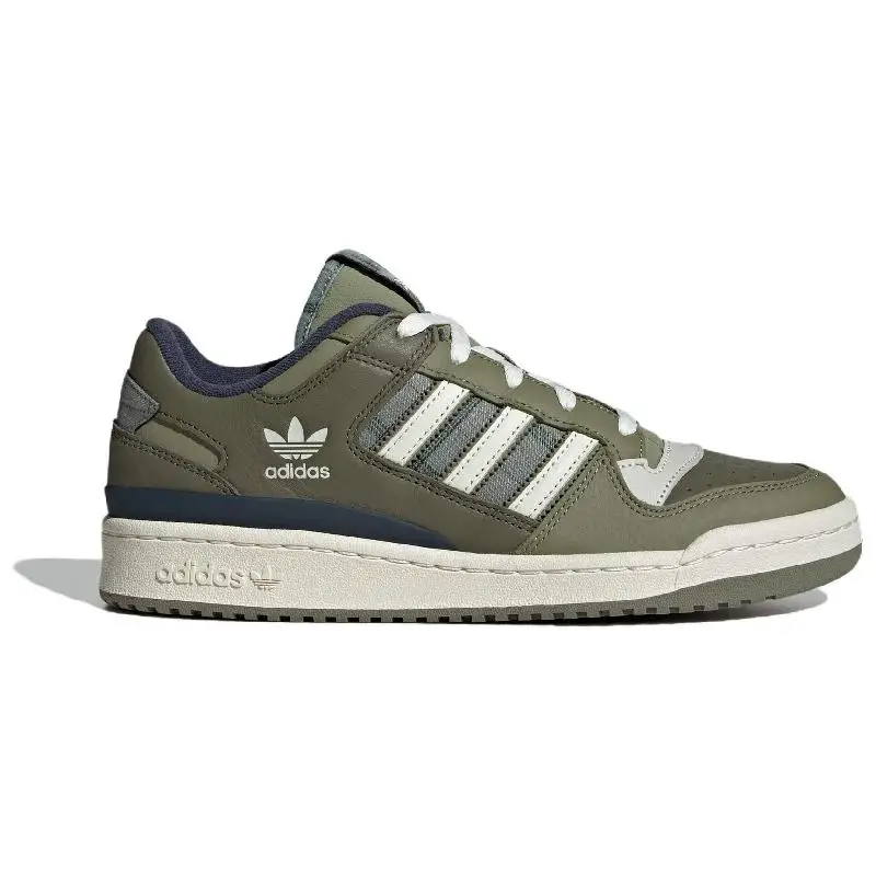 Adidas Originals FORUM Skateboard Shoes Unisex Low-Top Green Sneakers shoes JH9596