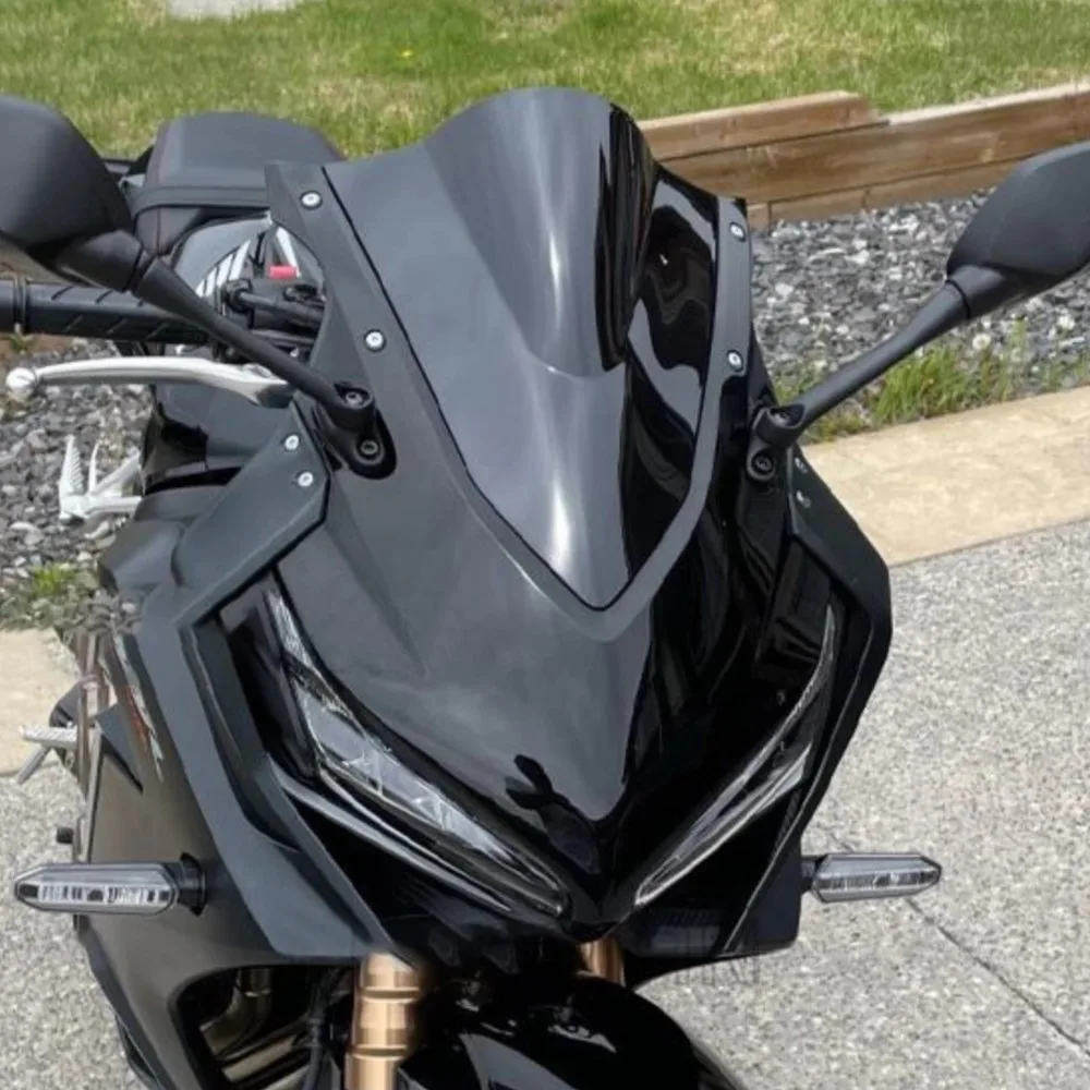 더블 버블 윈드 스크린 디플렉터, 혼다 CBR650R CBR400R CBR500R 2019-2022 2021 CBR 650R 400R 500R 용 윈드 스크린 윈드 스크린