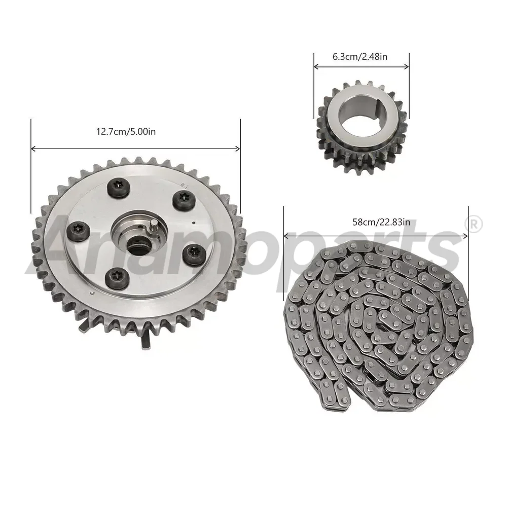 Timing Chain Kit Phaser Oil pump VCT Valves Kit for 04-14 Ford Expedition F-150 F-250 F-350 Lincoln Navigator 5.4L V8 SOHC