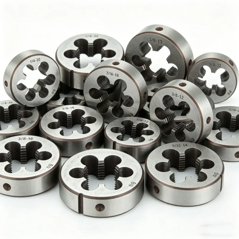 UNC/BSW Right Hand Threading Dies 4#-40 6#-32 8#-32 10#-24 1/2-13 1/2-12 1/4-20 5/16-18 1/8-40 3/8-16 3/16-24 5/32-32