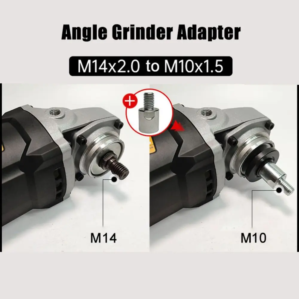

Durable Tool M14 to M10 Thread Polishing Slotting Conversion Screw Retrofitting Accessories Connecting Rod