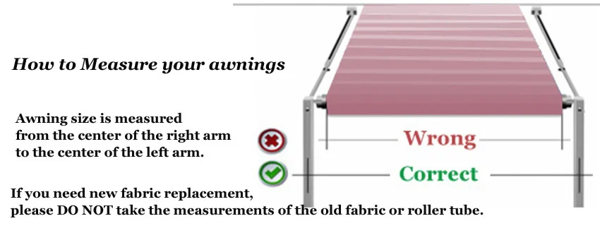 Electric Retractable RV Awning For Motorhome Caravan Trailer Durable Waterproof Power Shade