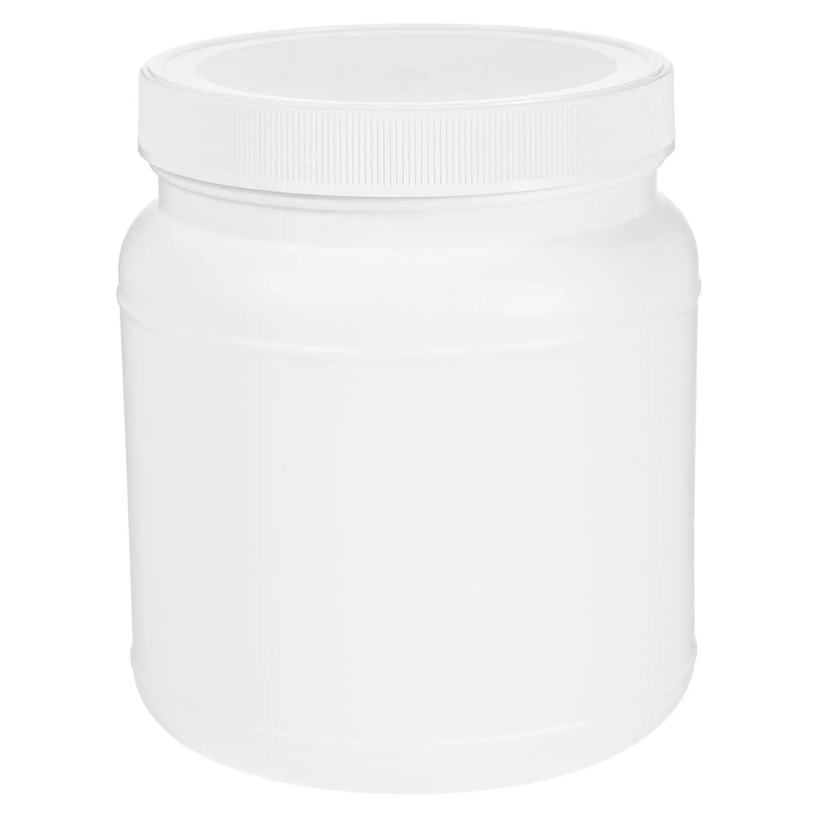 Large Capacity Plastic Jar Airtight Sealed Powder Storage Container Wide Mouth Milk Protein Powder Travel Kitchen