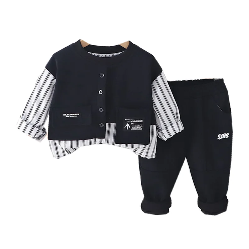 

New Spring Autumn Baby Clothes Suit Children Boys Casual T-Shirt Pants 2Pcs/Sets Toddler Costume Infant Outfits Kids Tracksuits