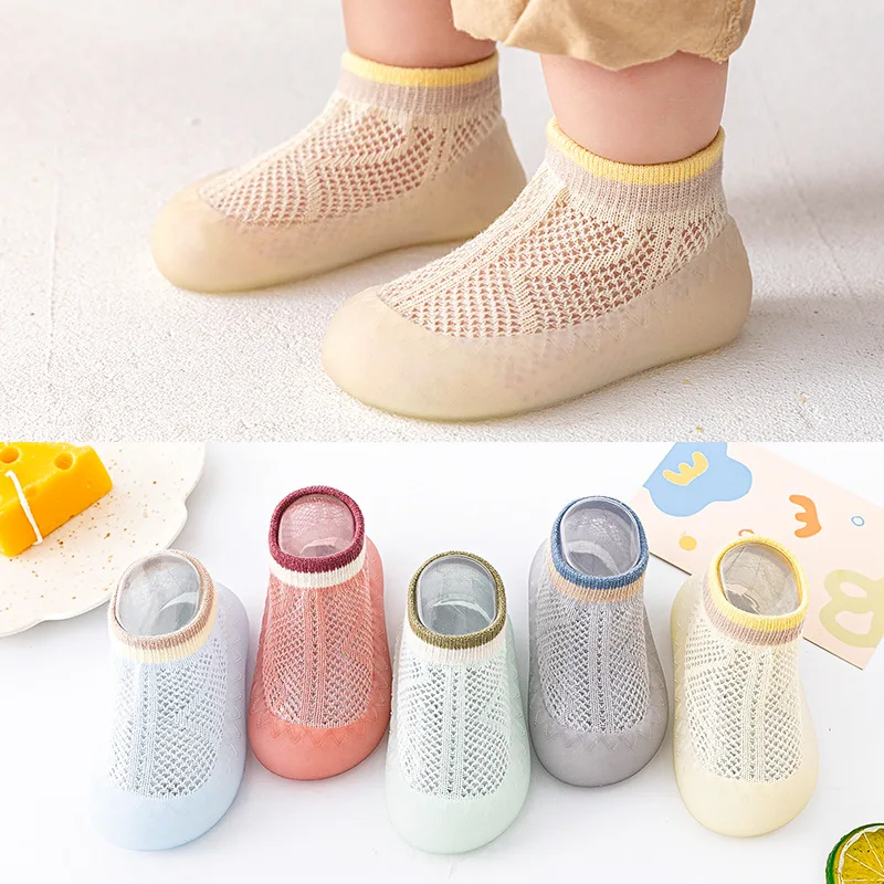 

Summer Newborn Baby Mesh Shoes Kids Toddler shoes Infant boys Girls Socks Sneakers Soft Bottom Non-slip Breathable Crib