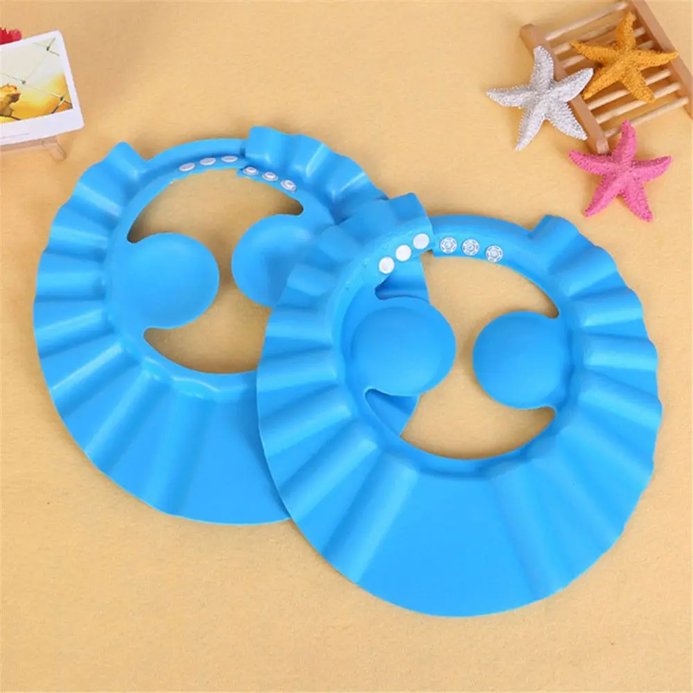 Fashion Boys Girls Eye Protection Adjustable Portable Shampoo Hat  Shower Caps Bath Visor Wash Hair Shield