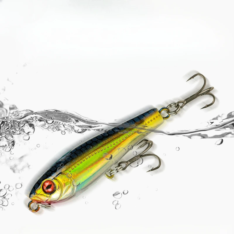 Three Claw Hoke Simulated Lure Sharp Mouthed Perch Fish Sea Bass Bait Built in Sound Bead 1pcs Fishing Lure Set Fishing