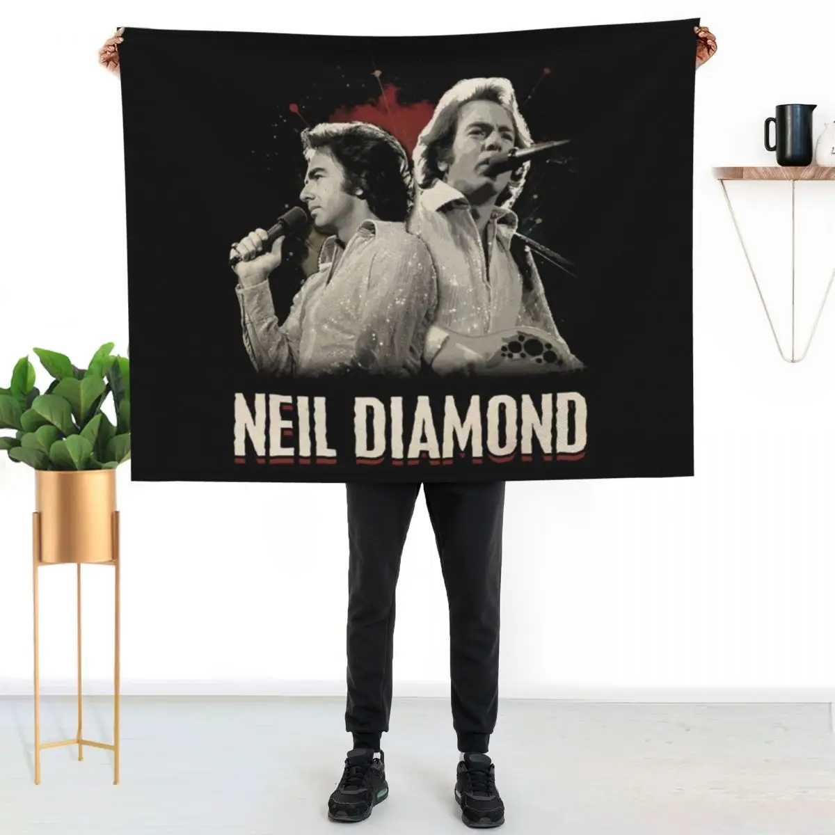 Classic Photo Country Music Throw Blanket sofa bed Vintage Thins For Sofa Thin Sofa Throw Nap Blankets
