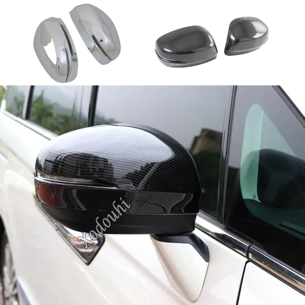 For Honda Odyssey 2015 2016 2017 2018 2019 2020 2021 Side Rearview Mirror Cover Cap Stick Eyebrow Accessories Decoration Parts