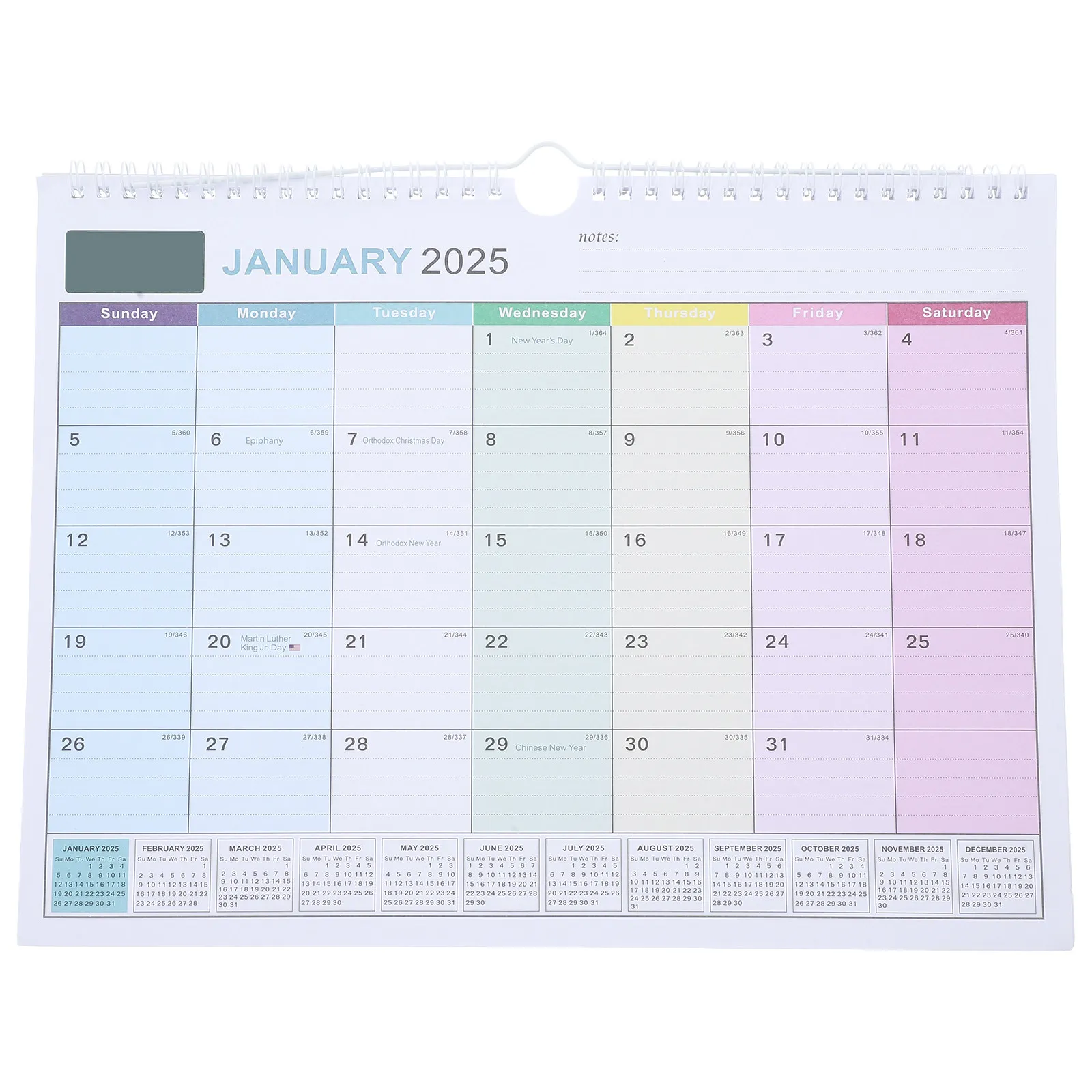 

Fsc Certified Paper Wall Calendar Vertical Flip Design Monthly Planner for Office Home Business Aesthetic Minimalist Hanging