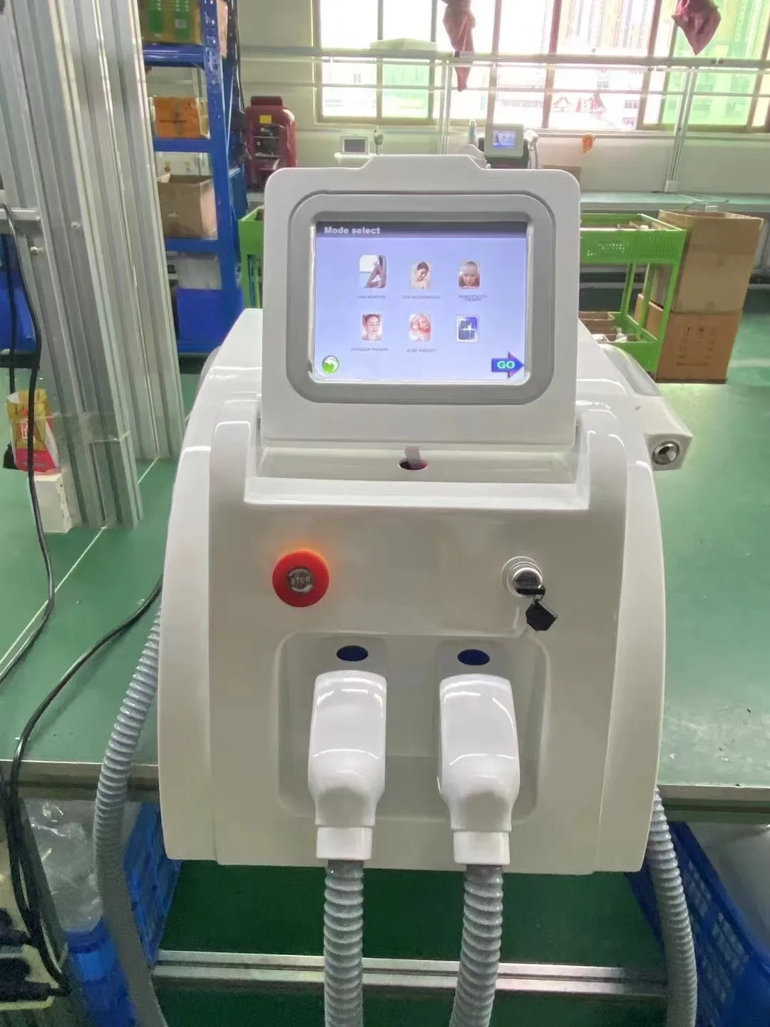Desktop 2-in-1 Skin Rejuvenation Device for Freckle Removal, Whitening, and Pigment Removal, Used in Multi-Functional Beauty Sal