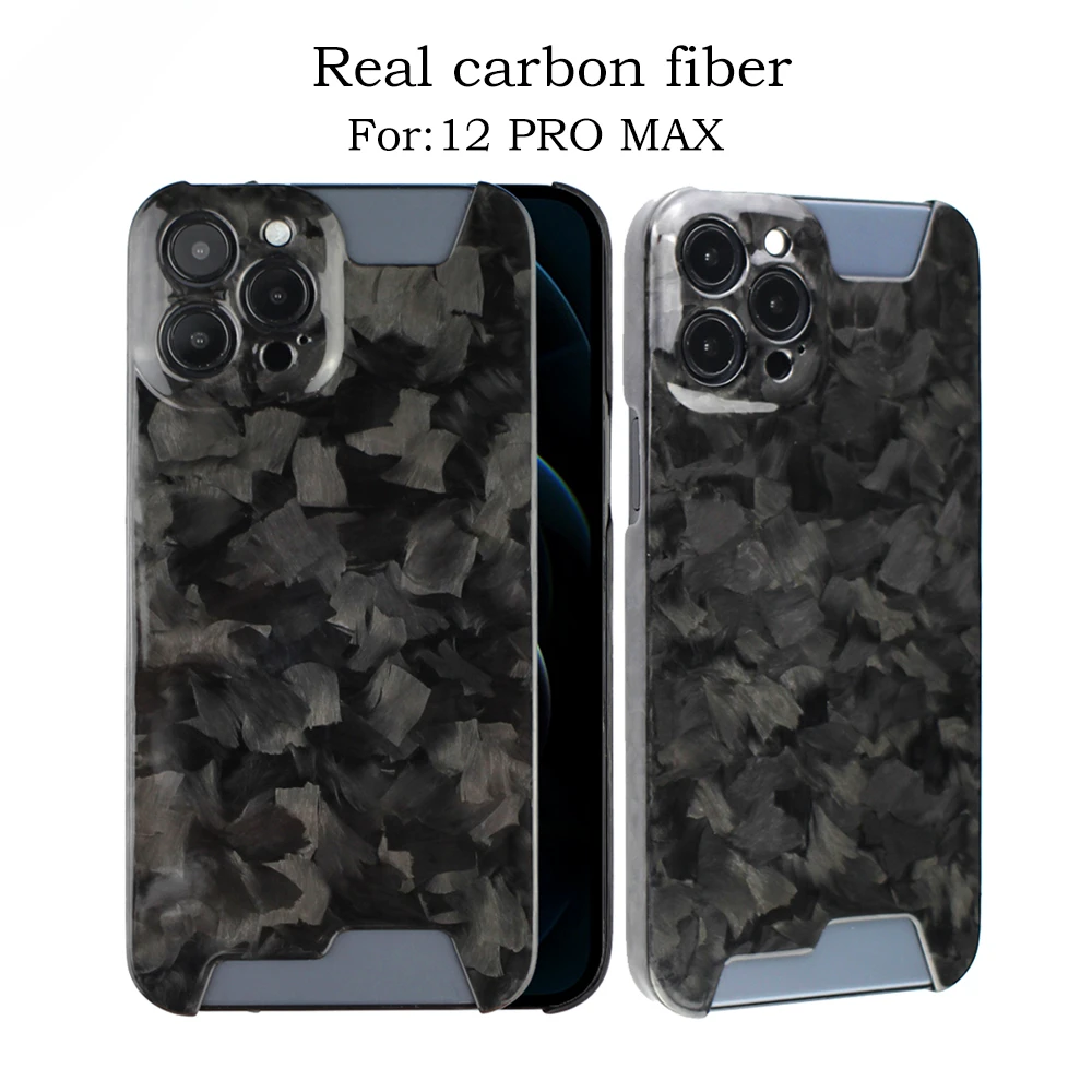 New Genuine Aramid Fiber Carbon Phone For IPhone 12 PRO Forged Pattern Design Explosion-proof Back Shell CASE Cover