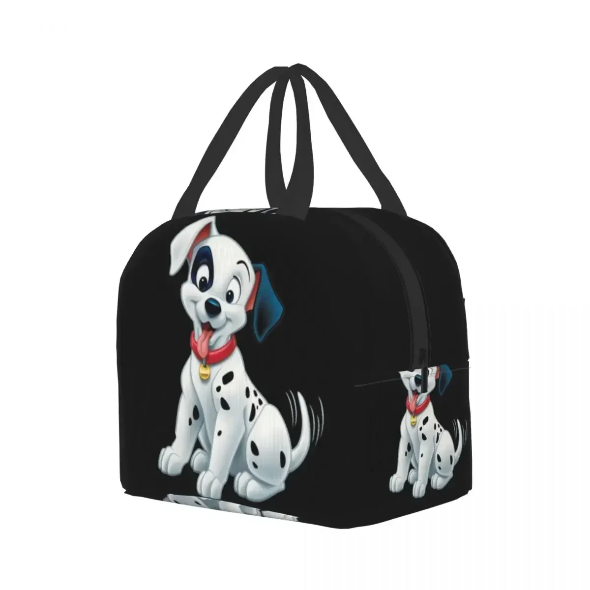 2023 New Dalmatian Dog Insulated Lunch Tote Bag for Women Portable Cooler Thermal Bento Box Outdoor Camping Travel