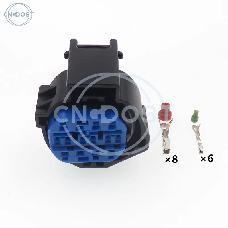 1 Set 14 Pin AC Assembly Miniature Car Electric Cable Male Female Docking Waterproof Socket Auto Wire Plug Auto Parts