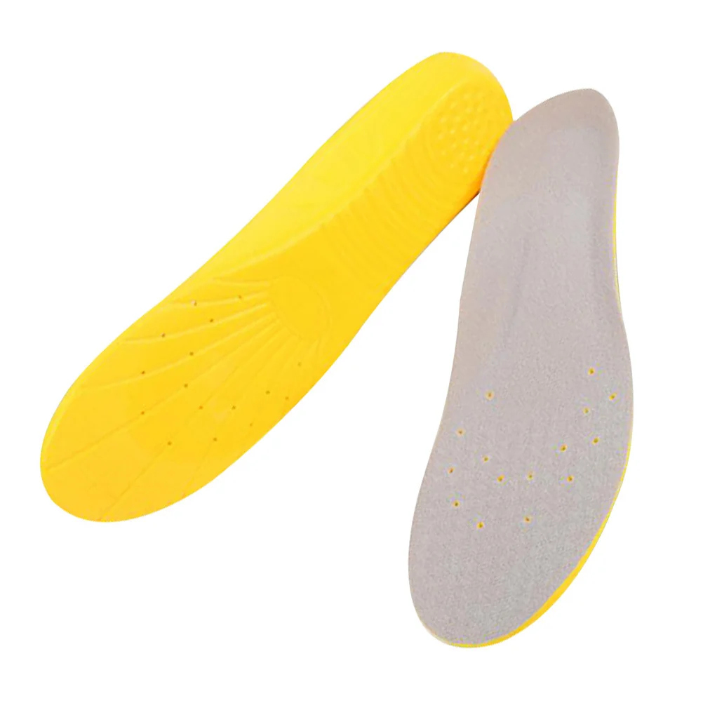 1 Pair Comfortable Insoles High Arch Support Shoe Pad For Foot Pain Relief Long Lasting Unisex Inserts Suitable For Sports