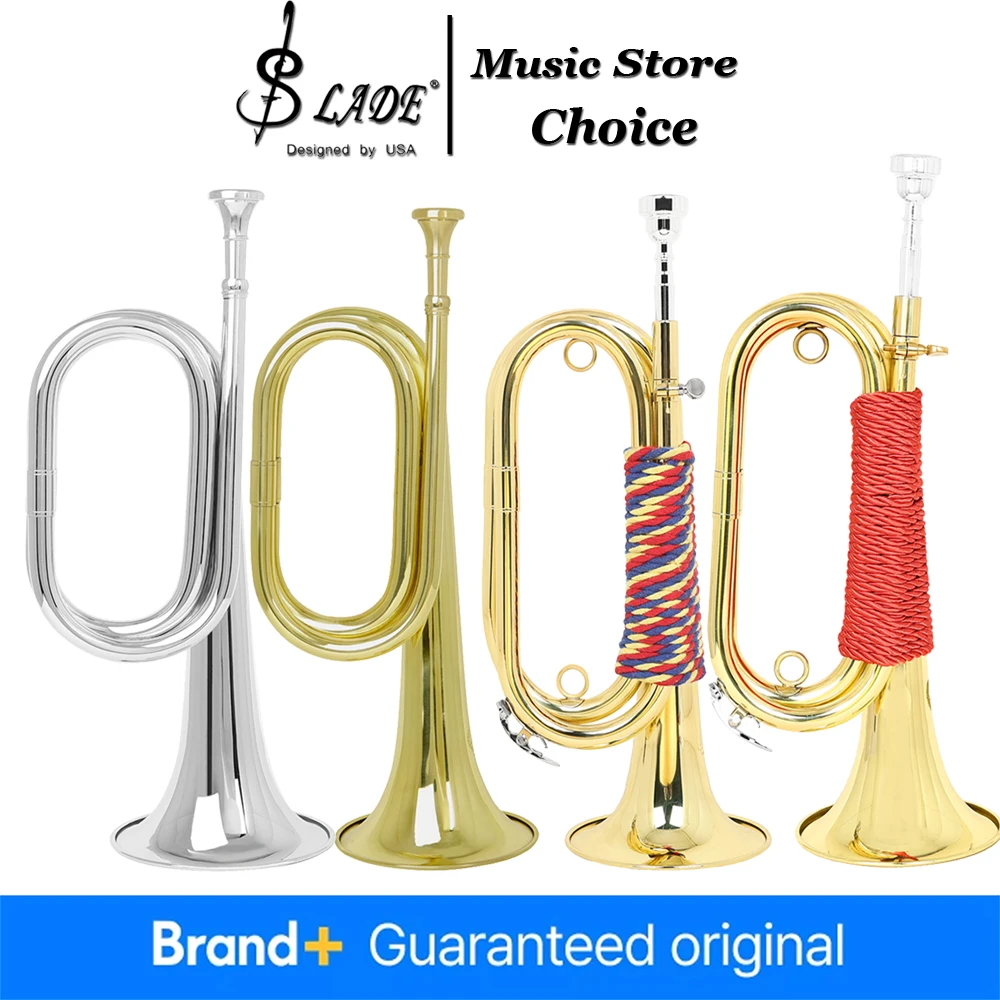 mini-trompette-bugle-en-laiton-dore-si-bemol-trompette-de-cavalerie-avec-embouchure-et-sac-pour-ceremonie-militaire-defile-debutant-etudiant