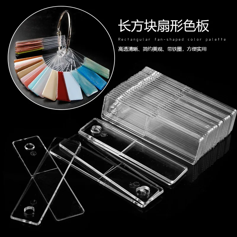 

50 шт., образцы ногтей, цветная карточка, дисплей, шаблон гель-лака, подставка для образцов ногтей, акриловая палитра