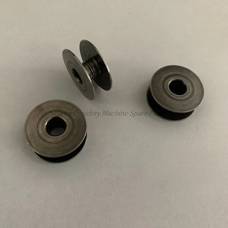 100PCS Iron Bobbin Core Outer Diameter 21mm Height 10mm Automatic Winding Machine Computer Embroidery Machine Accessories