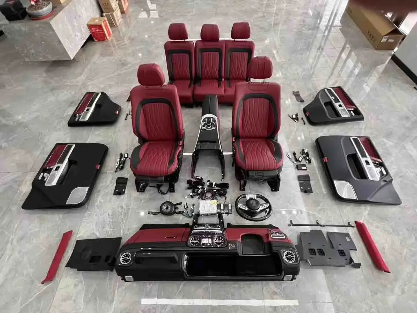 New Arrival  for Benz G Class Interior Car Door Panel Kit 2012-2017 Old W463 Auto Parts New Arrival