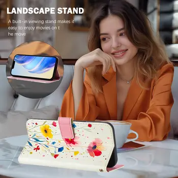 Pouzdro na telefon pro Samsung Galaxy A11 A21 A21S A31 A41 A71 5G Slot pro kartu Peněženka Flipové pouzdro Ochranný kryt Barevný malířský kryt Fundas 8 nejlepší prodej kryt na samsung galaxy a4 - №6