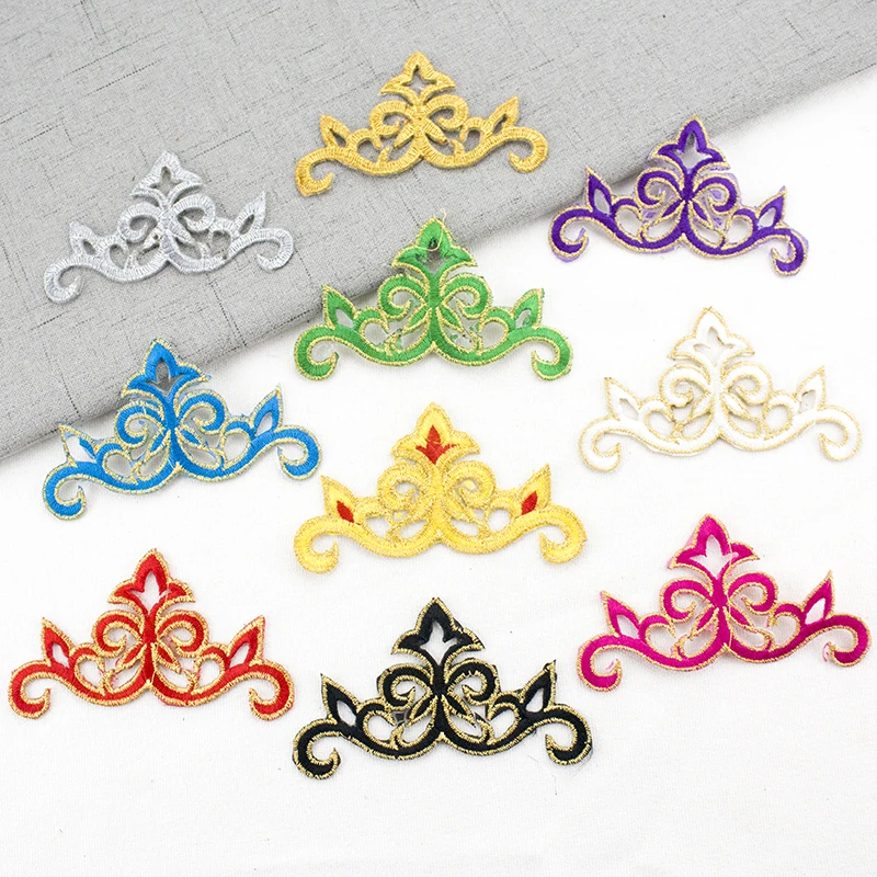 10pieces Embroidered fabric stickers for stage clothing accessories, ancient costumes, opera, ethnic embroidery stickers