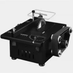 Table Mini Bench Saw and Belt Sander Variable Speed Circular TableSaw Sanding Machine for Wood