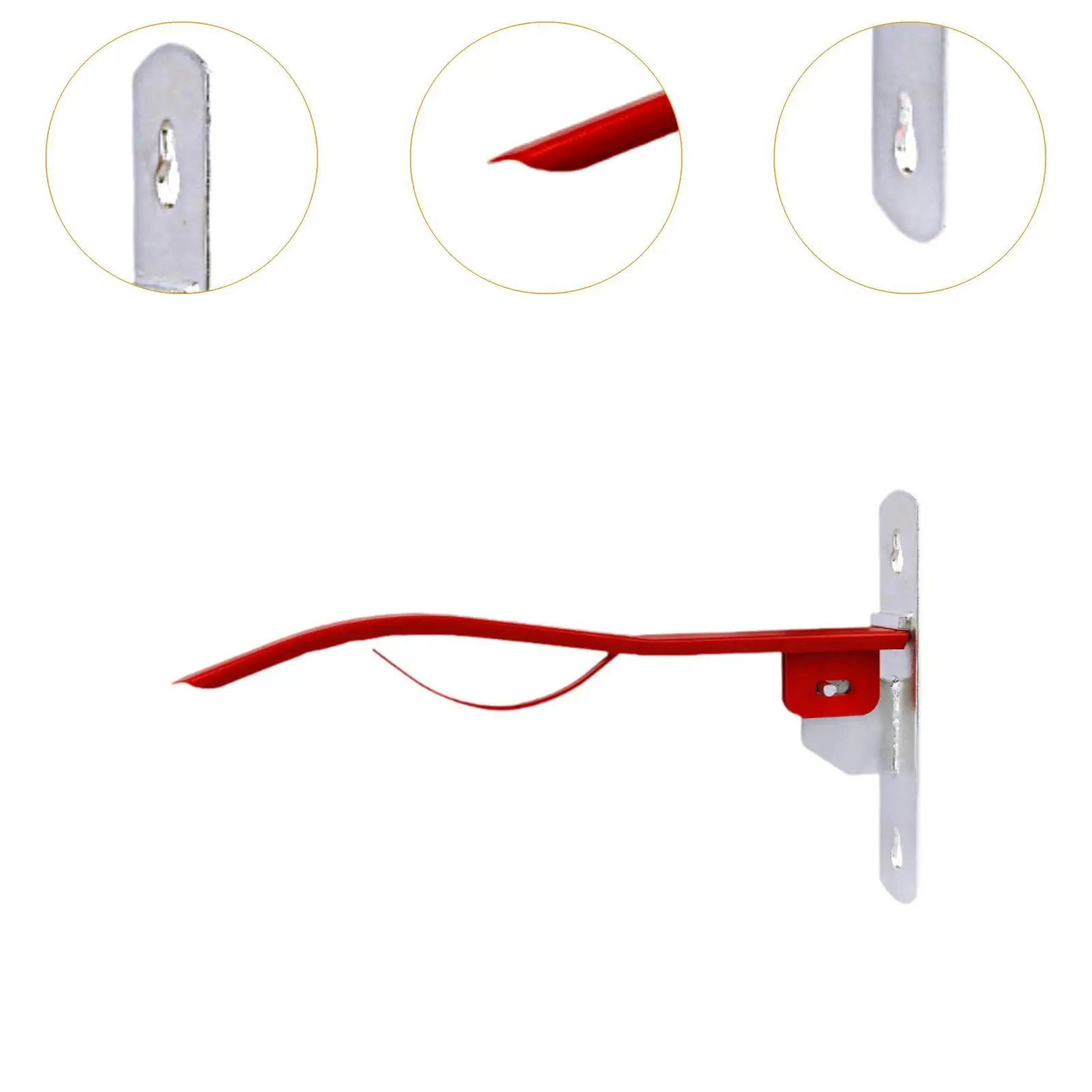 رف سرج قابل للطي على الحائط، ملحقات ثابتة شديدة التحمل، سهلة التركيب، منظم سرج موفر للمساحة للحظيرة والمزرعة #5