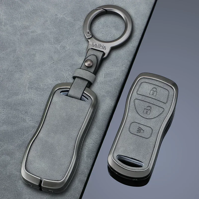 

Car Key Cover Case For Nissan Tiida Sentra X-trail T30 Altima Frontier Armada Maxima For Infiniti QX56 JA60 FX35 FX 35 Keychain