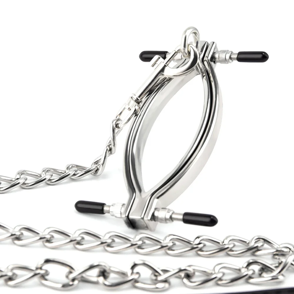 Clitoris Stimulator Clamp Stianless Steel Pussy Clamp Vaginal Pussy Expander Speculum Pussy Massager Fetish Sex Toys For Women - view 6