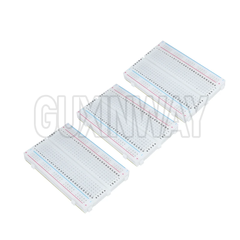 1-10pcs 400 Tie Points Solderless PCB Breadboard Mini Universal Test Protoboard DIY Bread Board for Bus Test Circuit Board
