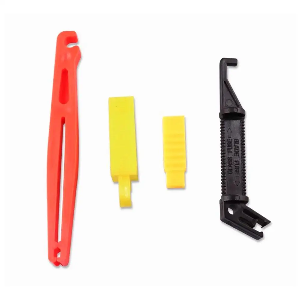 4 Pieces Micro Car Fuse Fetch Clips Car Fuse Extractor Fuse Remover Plastic Plier Tweezers Installation Tool
