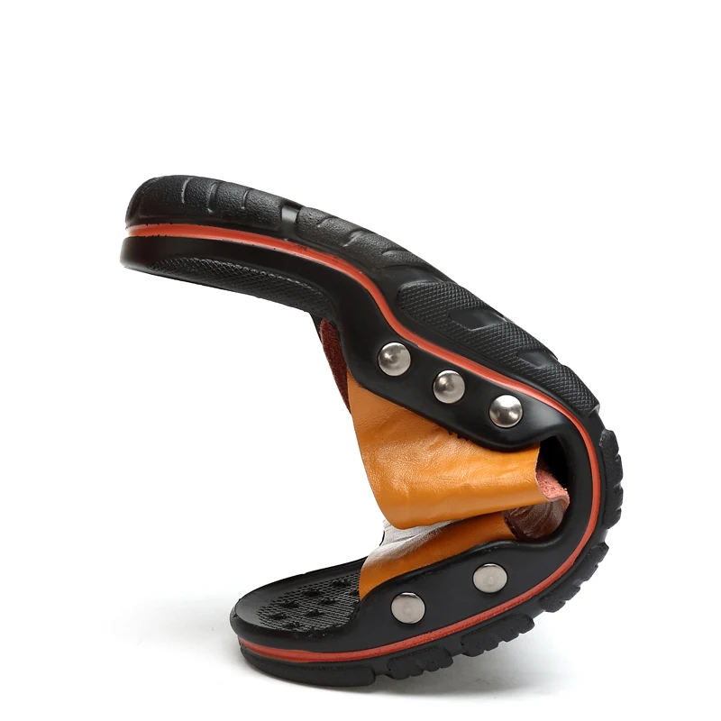 Men’s Leather Summer Slippers 3