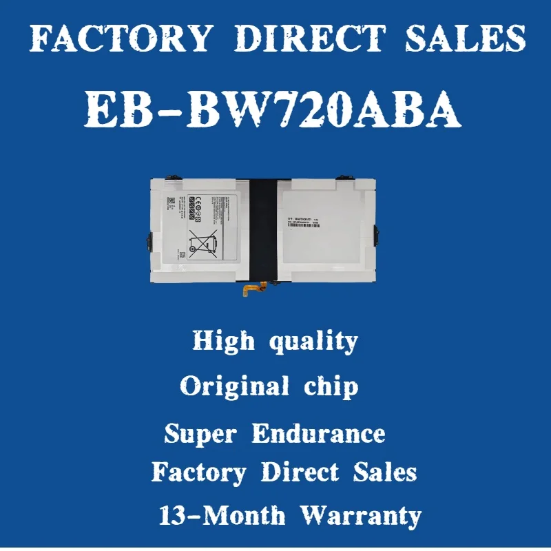 

Новый аккумулятор для ноутбука EB-BW720ABA для Samsung Galaxy Book 12 SM-W720 W723 W727V W728 W723Q W720N W727Y Chromebook Plus V2 X