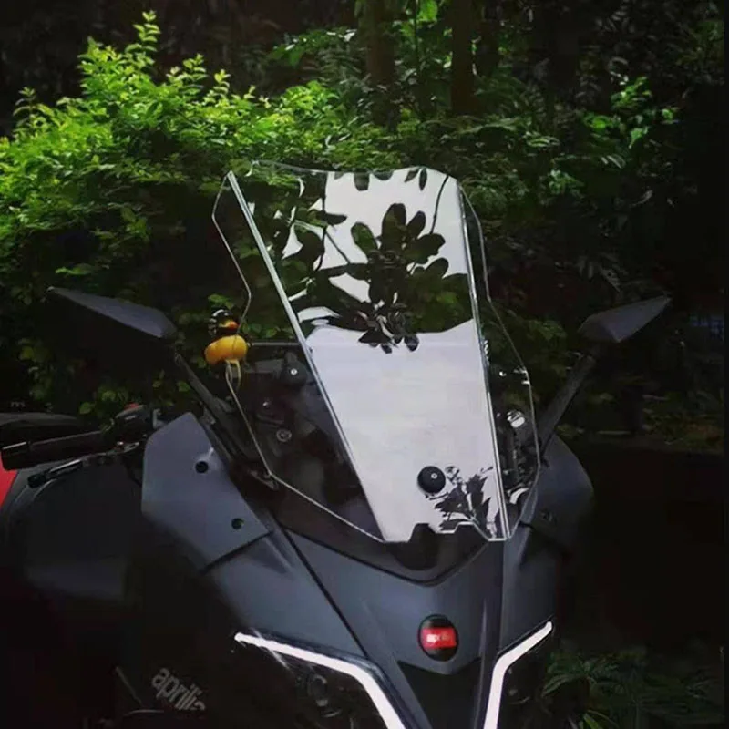 For Aprilia SR Max250 Windshield Modification Front Windscreen Upgrade for Enhanced Wind Protection