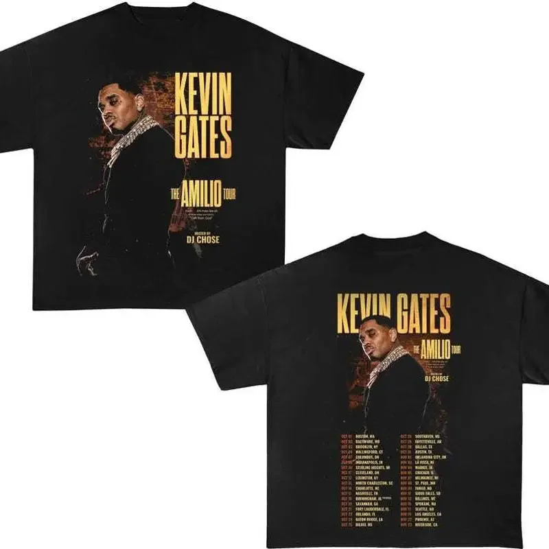 Kevin Gates The Amilio Tour T Shirt Castro Two Sides Classic