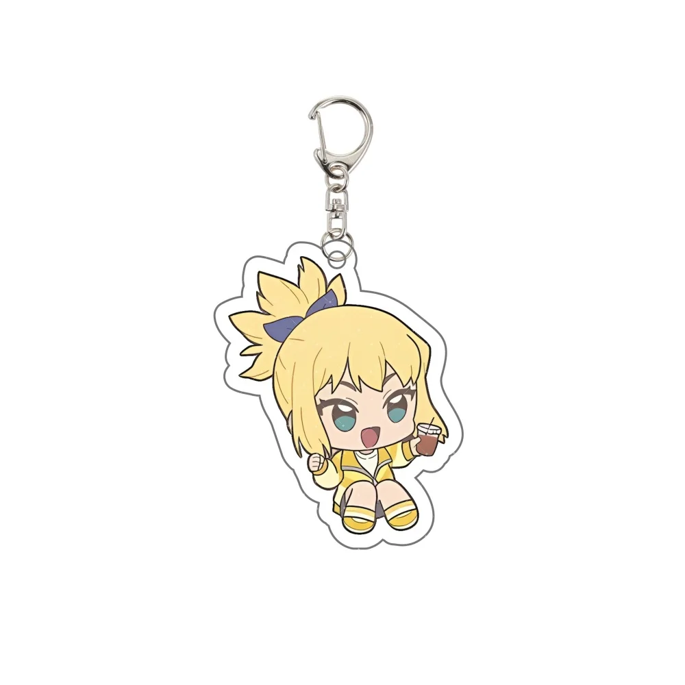 Dr.STONE Senku Ishigami 6cm Acrylic Stand keychain Cute Anime Collectible Desk Decor Birthday Gift for Fans
