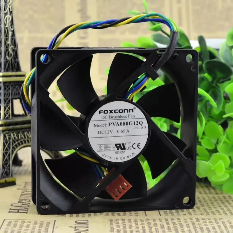 for Foxconn 8025 12V 0.65A 8cm Original Imported Cooling Fan Low Price