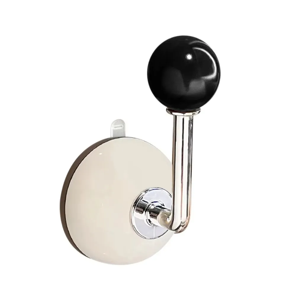 

Punch-Free Suction Cup Hook Strong Suction Cup Wall Mount Hair Rings Hanger Space Saver Multi-Purpose Hair Tie Display Rack