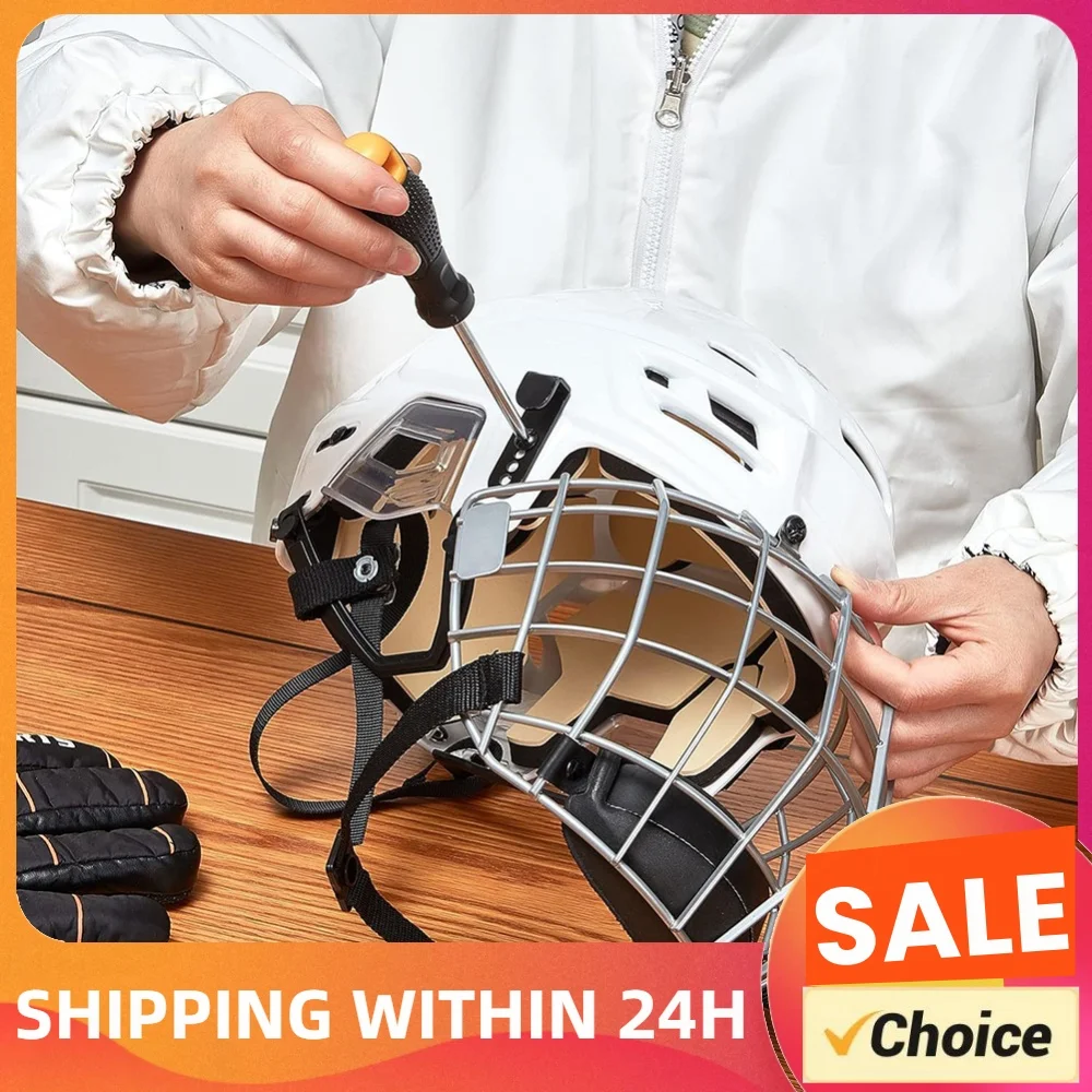 31Pcs/Set Football Helmet Repair Kit Including Visor Clips J Clips Screwdriver Baseball Softball Helmet Repair Replacement Parts